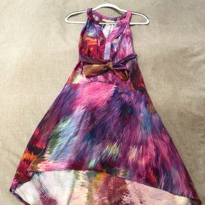 Gorgeous/colorful silk dress.  XXS